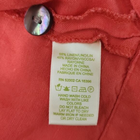 Sigrid Olsen womens short sleeve blouse - Picture 10 of 10